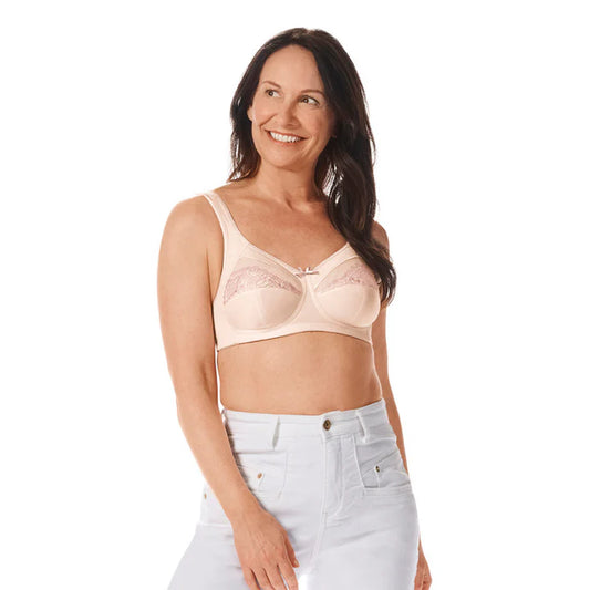 Amoena Isadora Wireless Pocketed Bra - Rose Mauve - Fashion