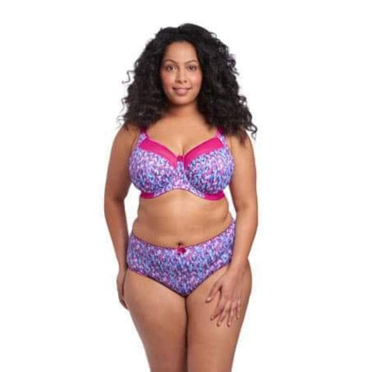 Goddess Kayla Banded Underwire Bra - Plum Shimmer - Fashion