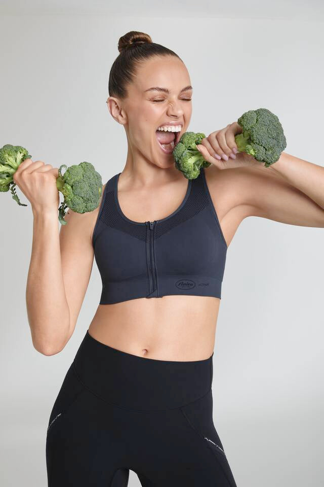 Anita Easymove Wireless Zip Up Sport Bra