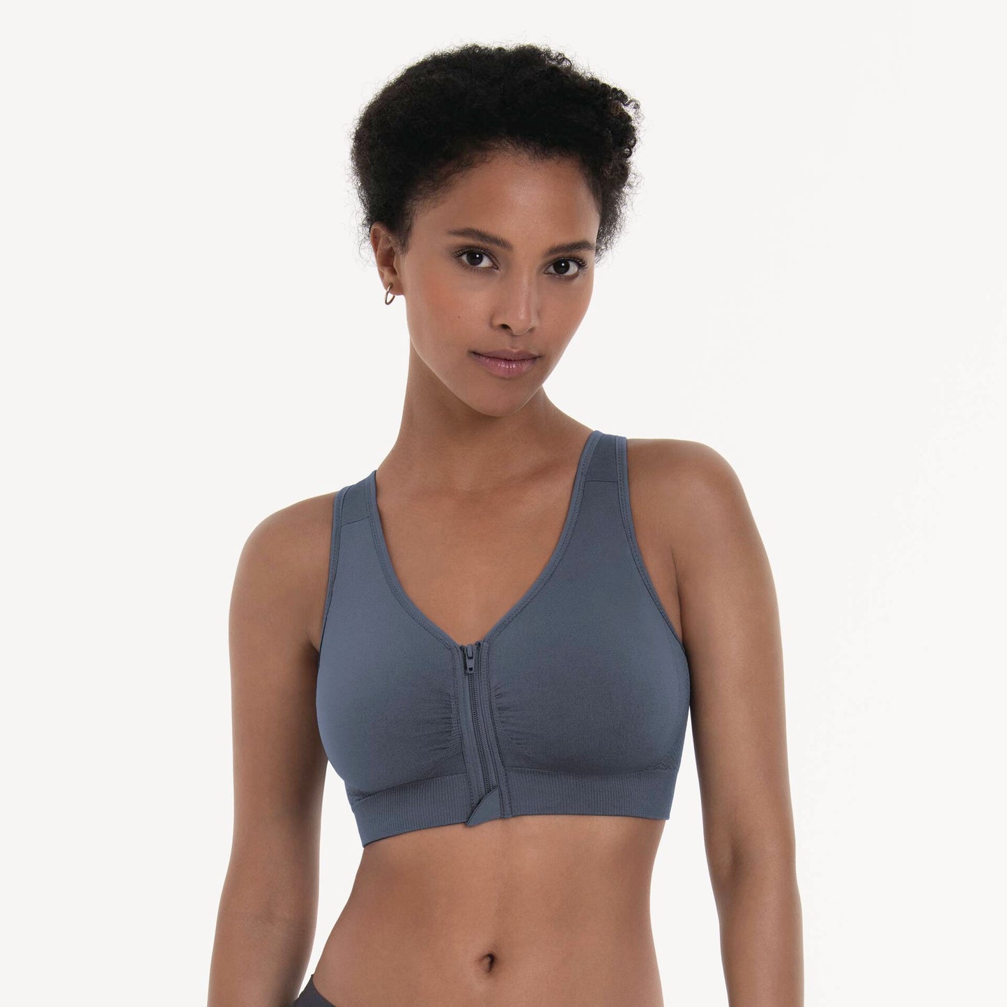Anita Lynn Wireless Front-Zip Bra - Fashion Colors