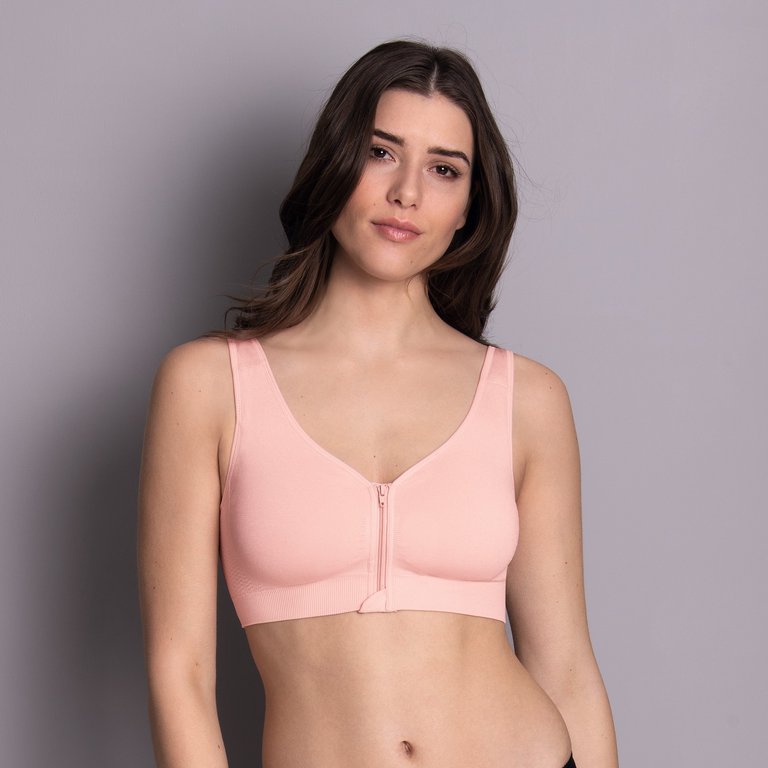 Anita Lynn Wireless Front-Zip Bra