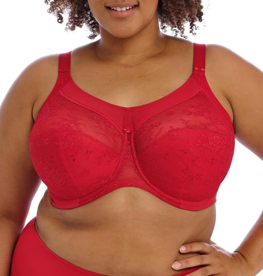 Goddess Verity Underwire Full Cup Bra - Red - Fashion
