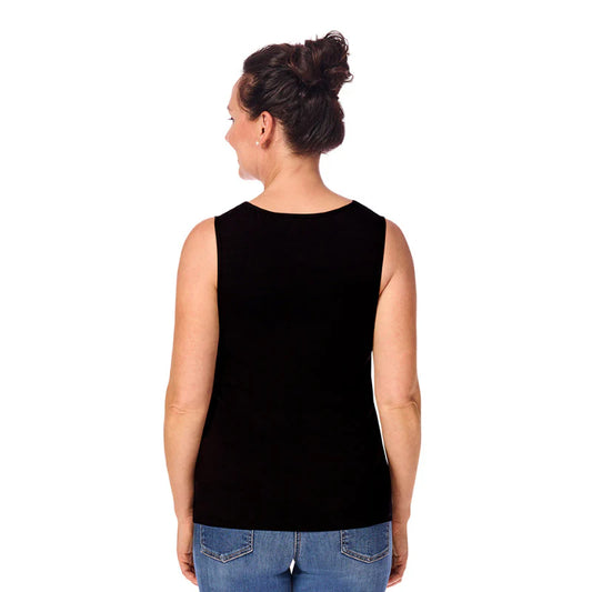 Amoena Black Velvet Lace Top