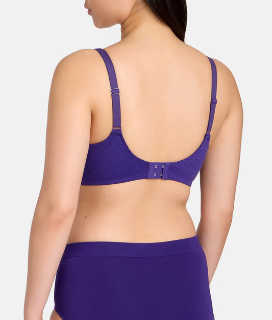 Wacoal Inside Job Wirefree Bra - Purple Indigo - Fashion