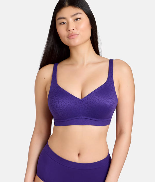 Wacoal Inside Job Wirefree Bra - Purple Indigo - Fashion