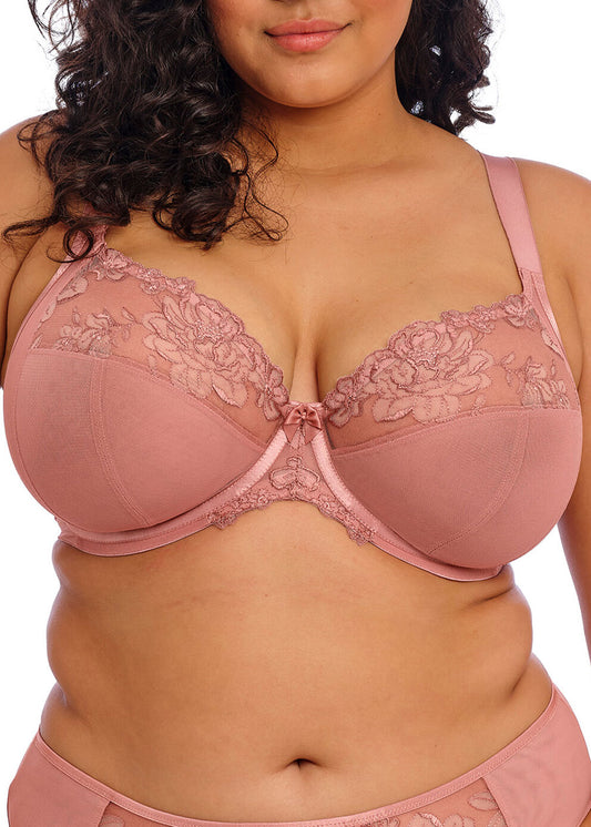 Elomi Teagan Plunge Bra - Ash Rose - Fashion