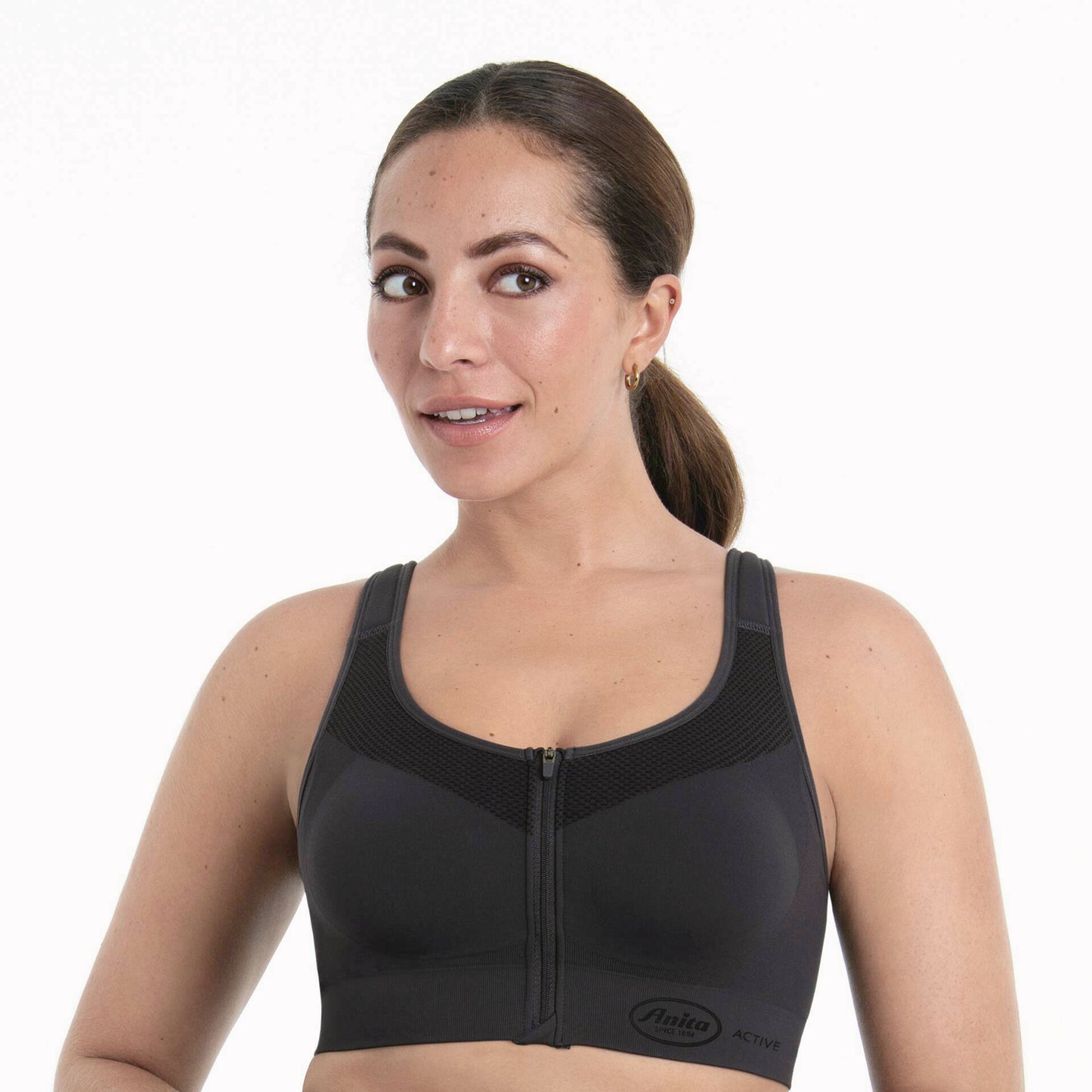 Anita Easymove Wireless Zip Up Sport Bra
