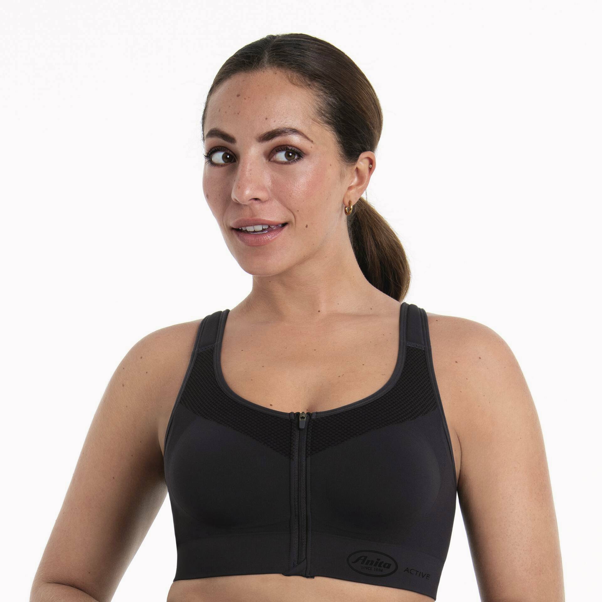 Anita Easymove Wireless Zip Up Sport Bra
