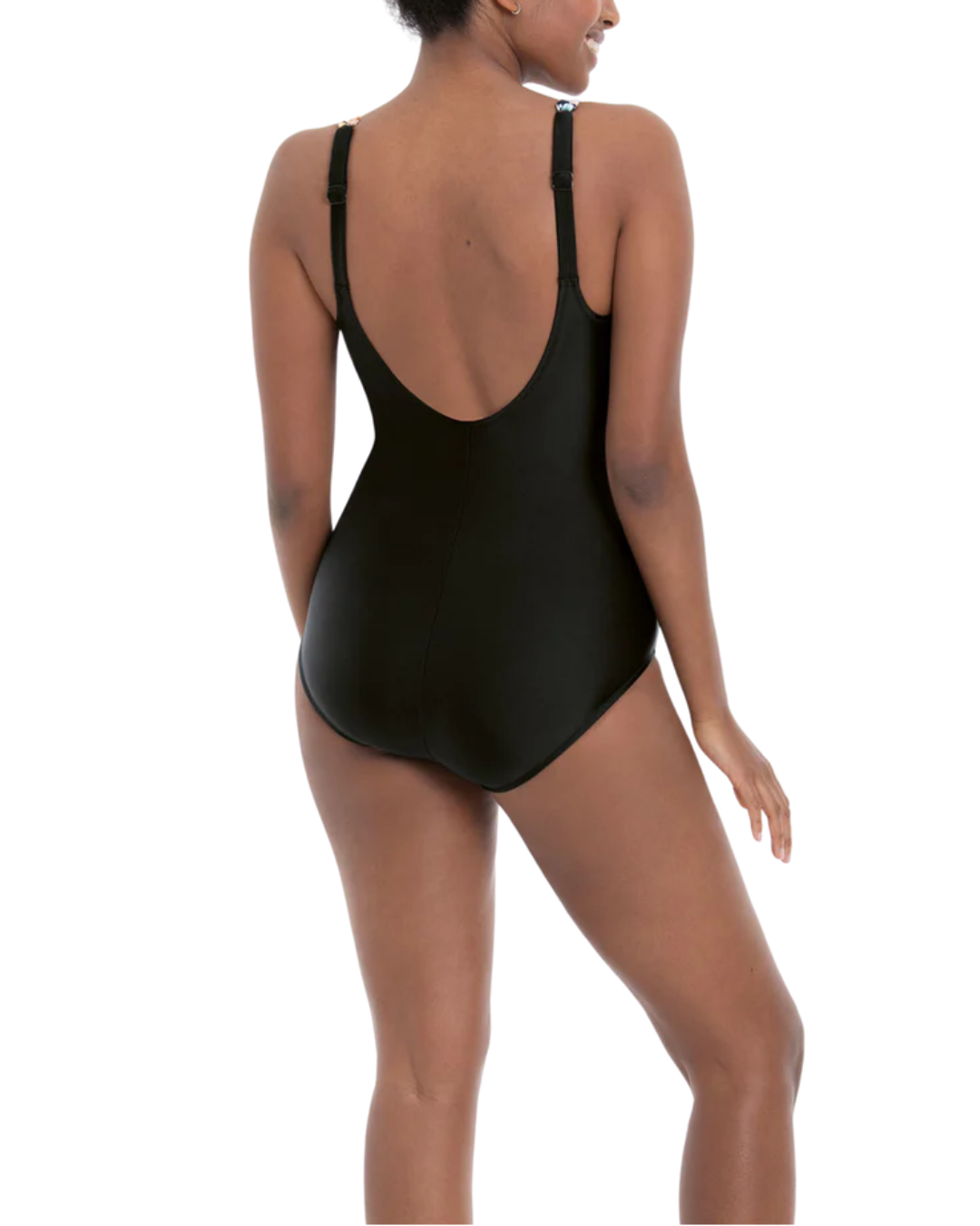 Anita Beautiful Dots Pocketed One Piece Swimsuit