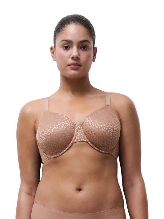Chantelle Magique Molded Bra in Caffe Latte