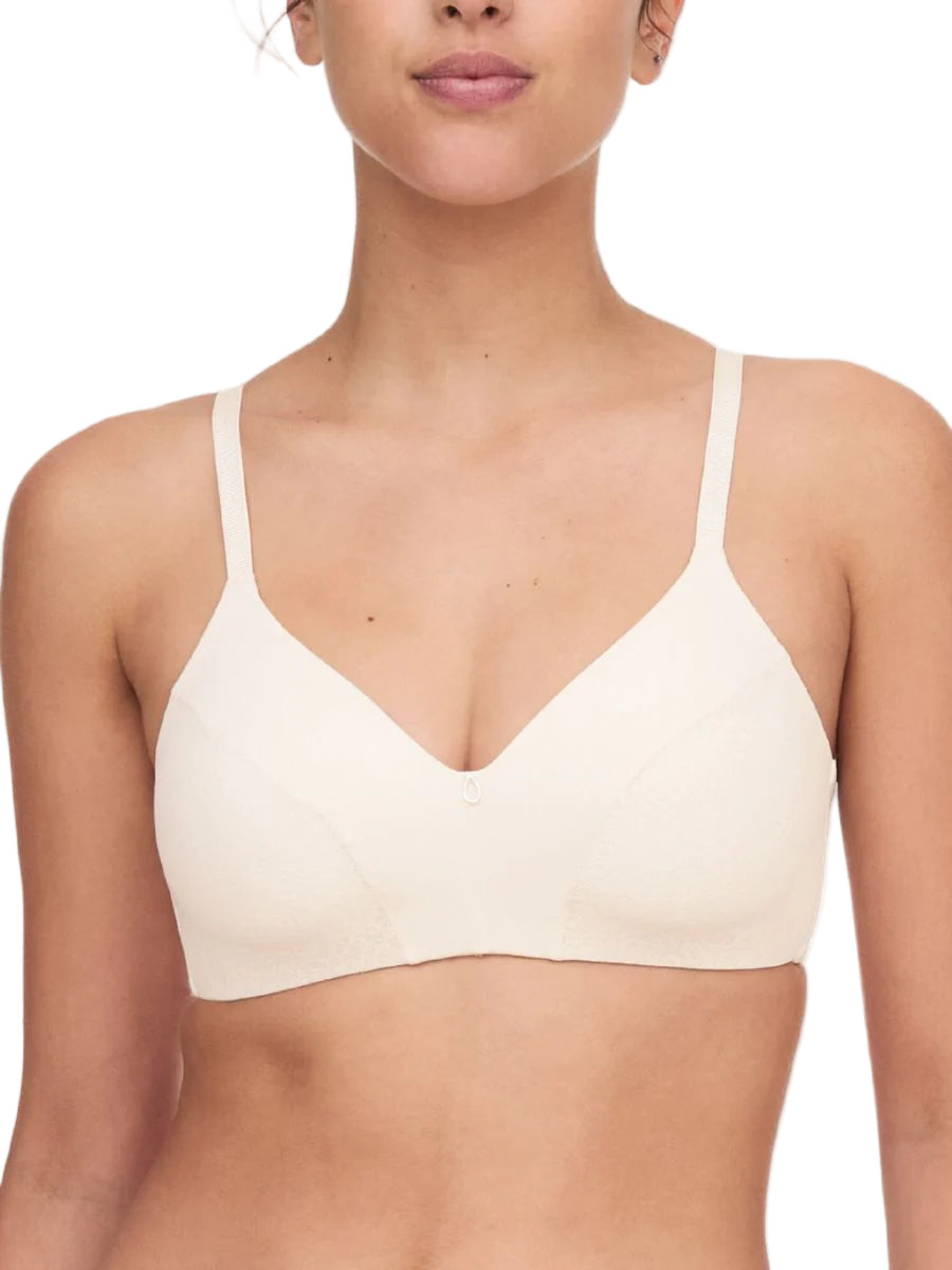 white wire free bra