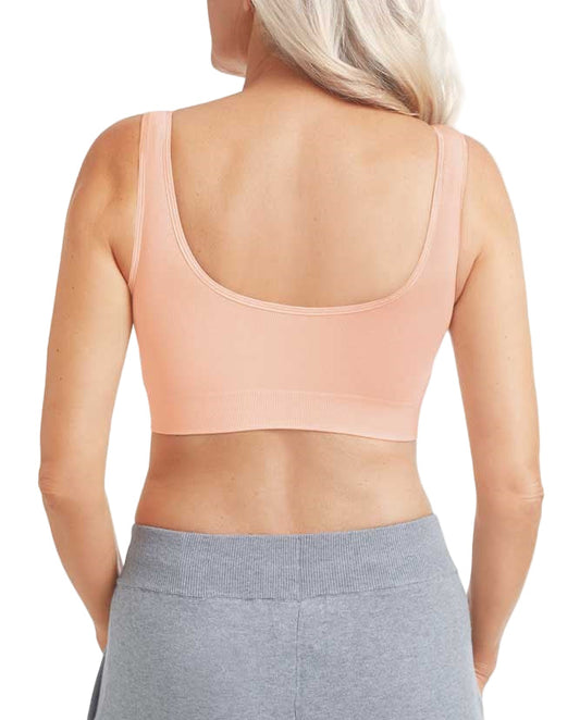 back of wirefree nude bra