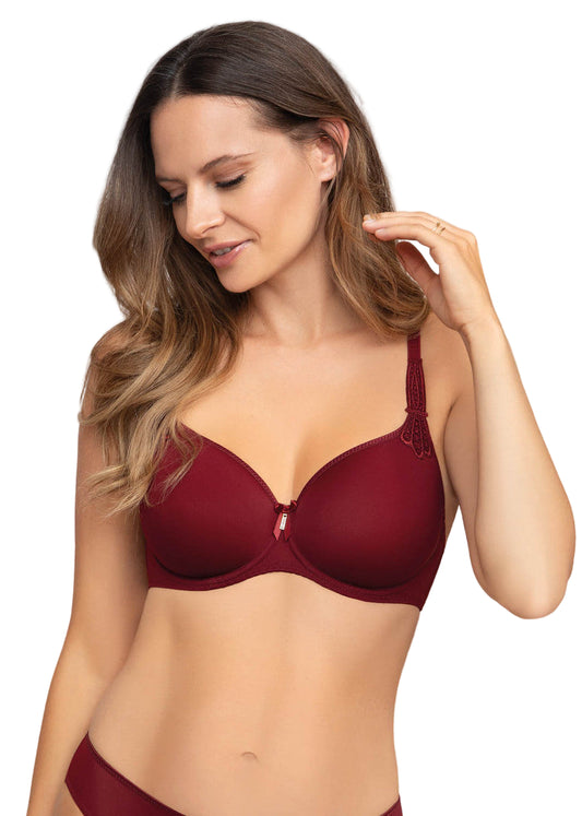 Corin Virginia Spacer Bra - Burgundy