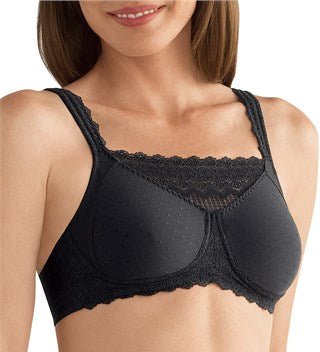 Amoena Dana Pocketed Camisole Bra in black