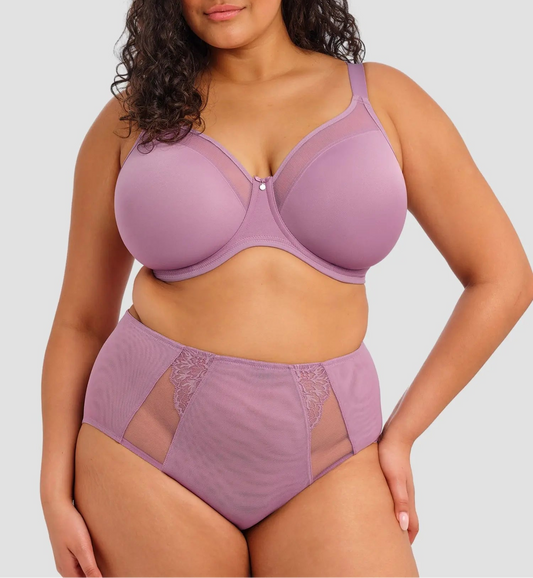 Elomi Smooth Underwire Non-Padded Moulded Bra - Heather - Fashion