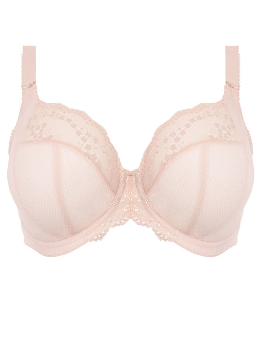 Elomi Charley Underwire Stretch Plunge Bra - Ballet Pink