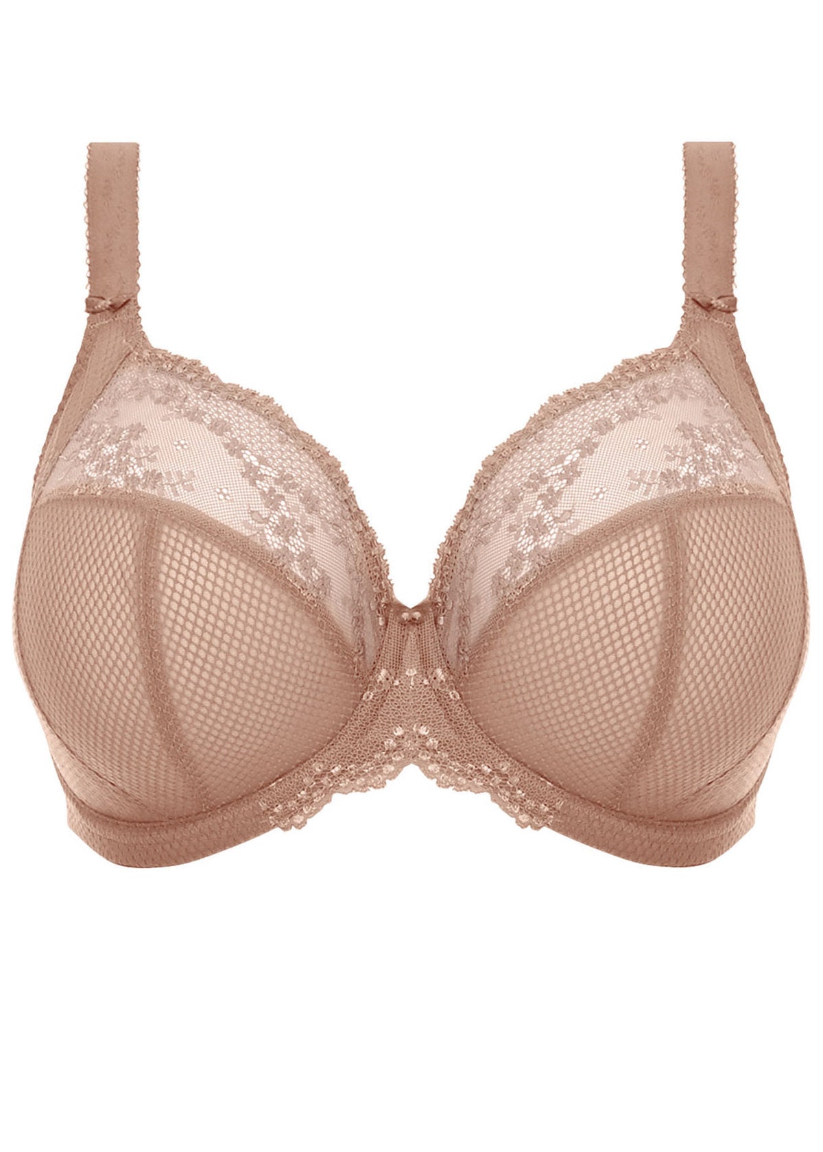 Elomi Charley Underwire Stretch Plunge Bra - Fawn