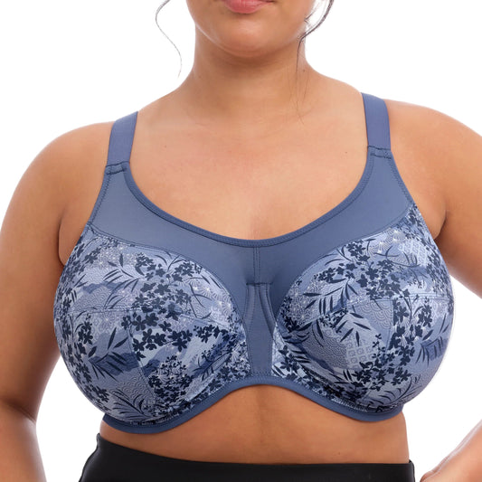 Elomi Energise Sports Bra - Vintage Denim - Fashion