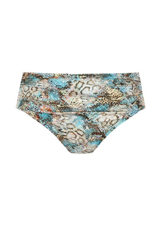 Patterned underwear on a white background