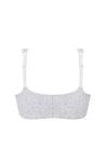 Amoena Frances Non-wired Front Closure Bra- Grey