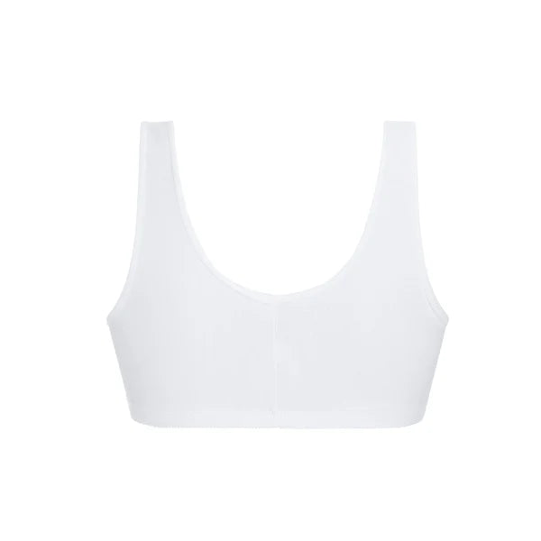 Amoena Frances bra non wired in white the back look