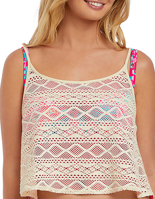 Freya Crochet Top cover up front lookj