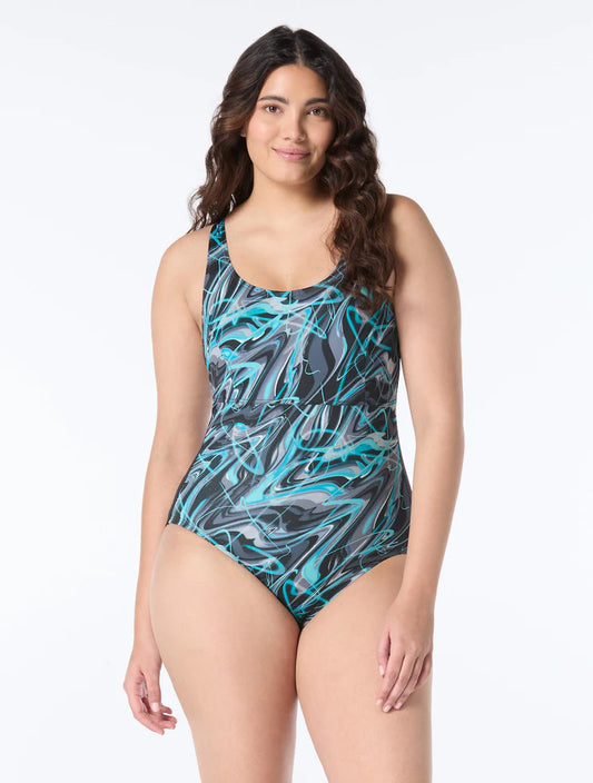 Gabar Cross Back One Piece Swimsuit