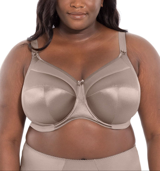 Goddess Keira Banded Underwire Bra - Pebble - Fashion