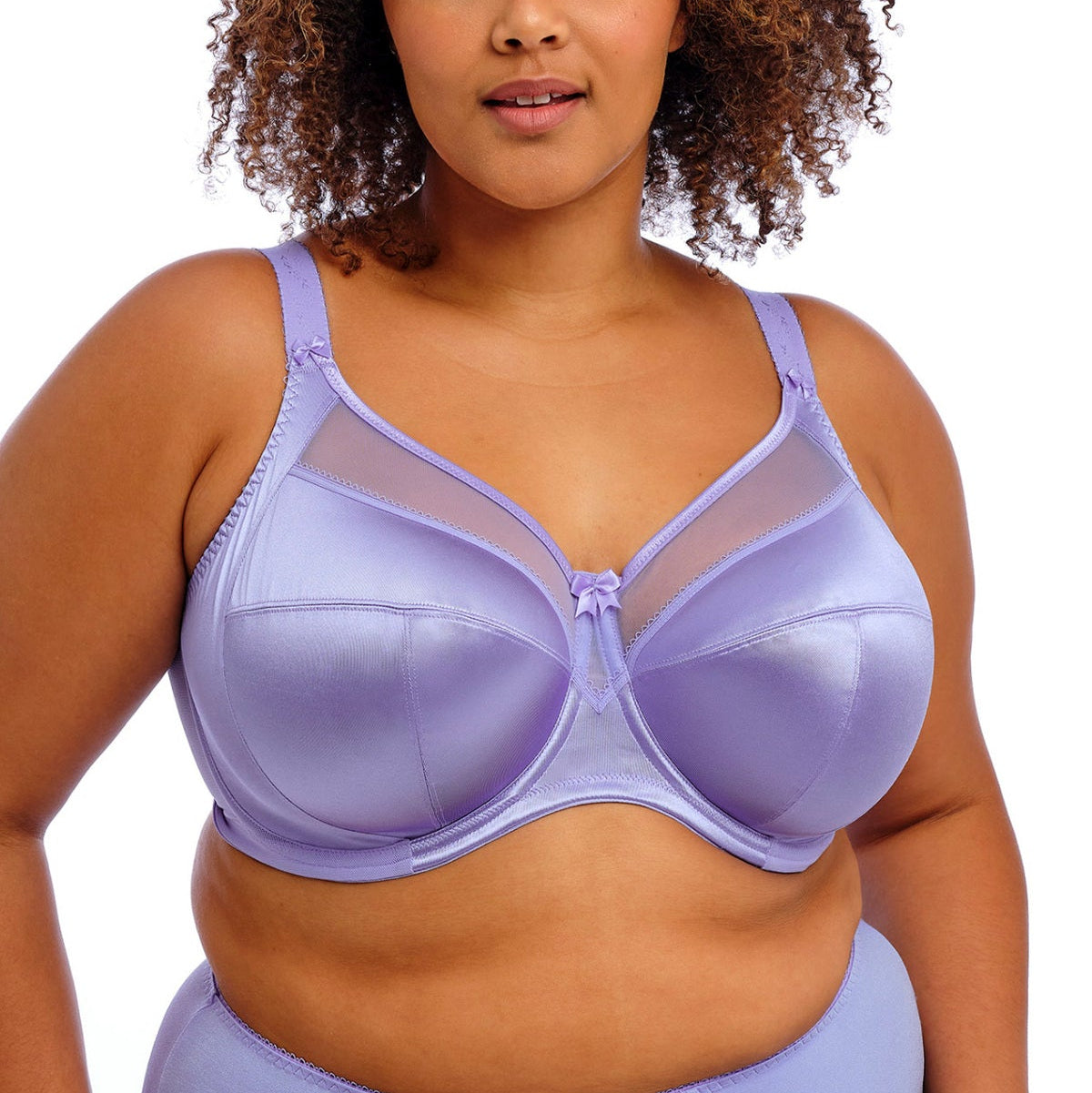 Goddess Keira Banded Bra- Jacaranda