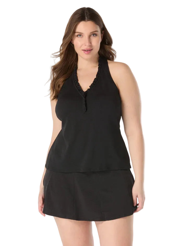 Beach House Nina Ruffled Trim Tankini