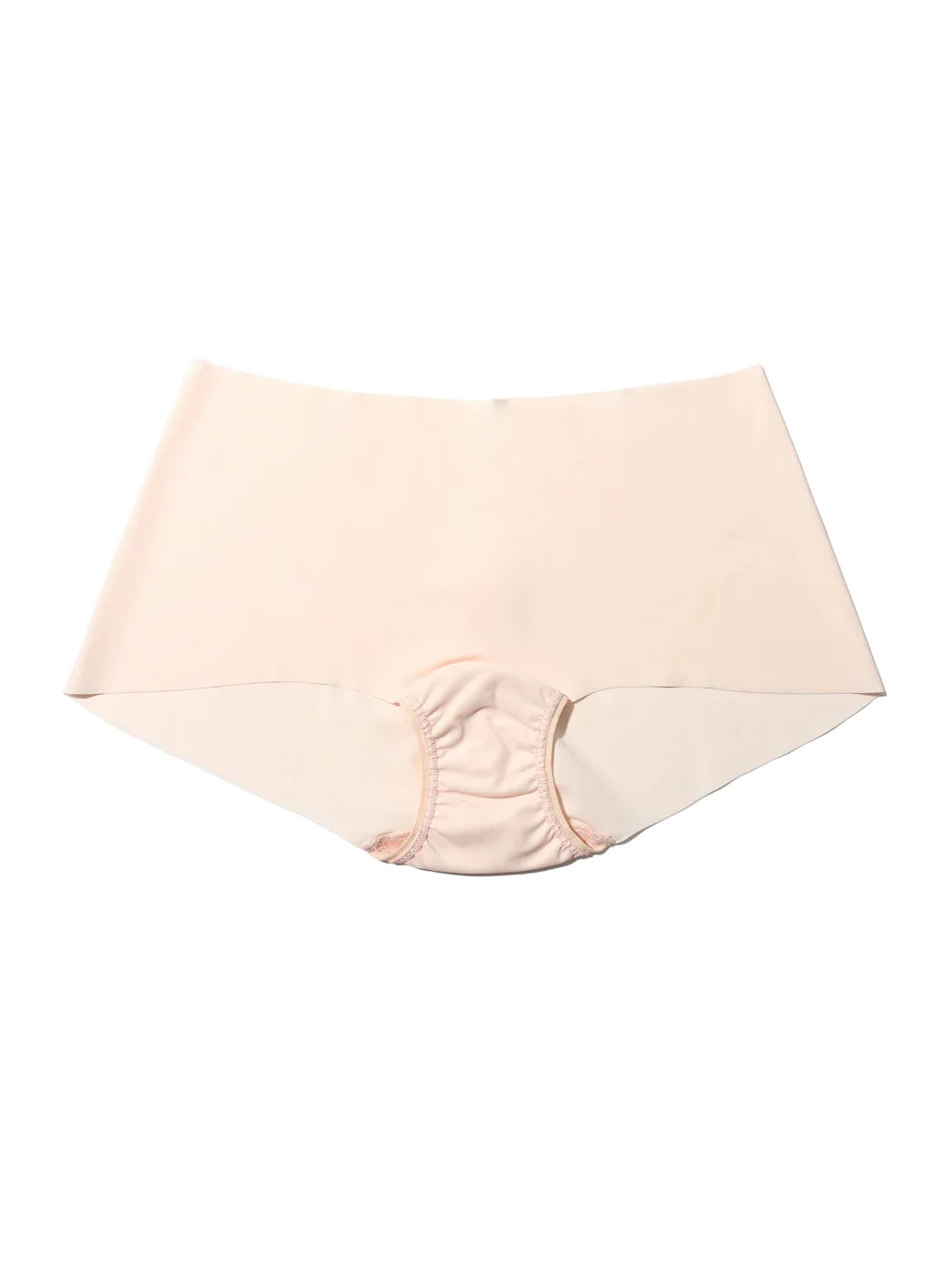 Beige women's underwear on a white background