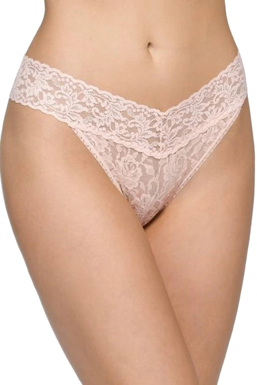 Lace underwear on a white background