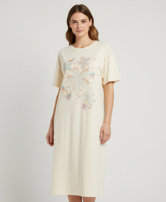Model Bling Cotton Night Shirts