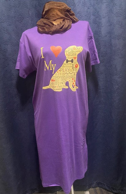 Model Oversized Cotton Night Shirts