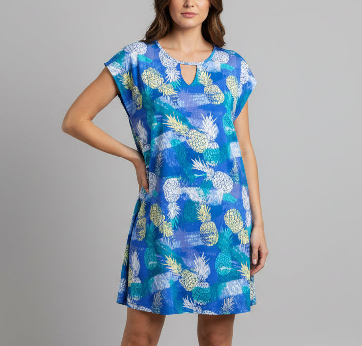 NikPaul Cool Girl Short Sleeve Sleep Shirt