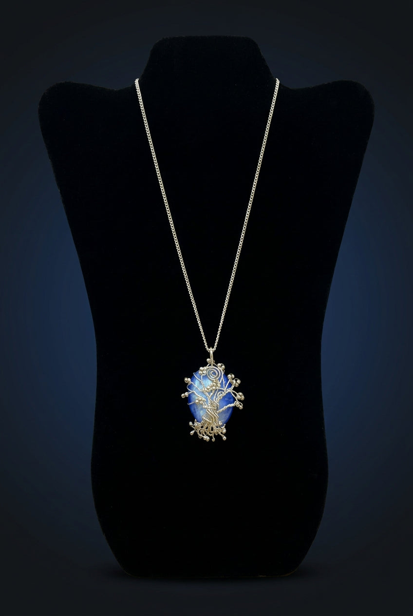 Cats Eye Tree Of Life Necklace