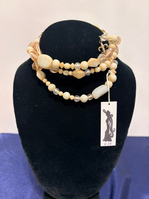 Antique Bead Choker & Bracelet