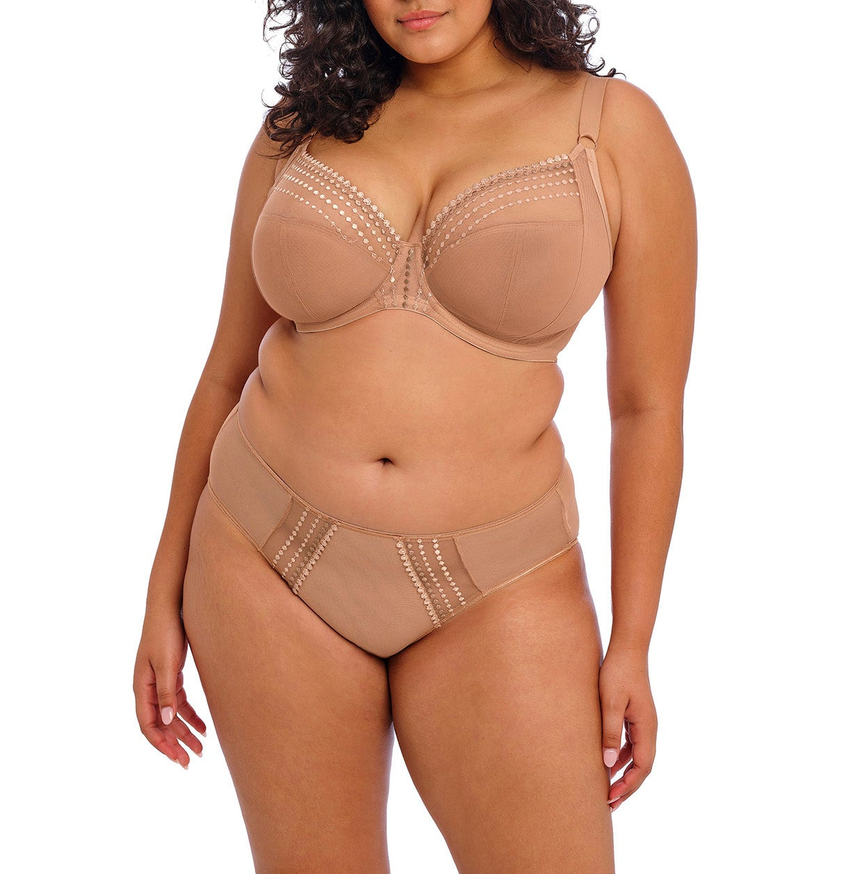 Elomi Matilda Underwire Plunge Bra - Fashion - Praline