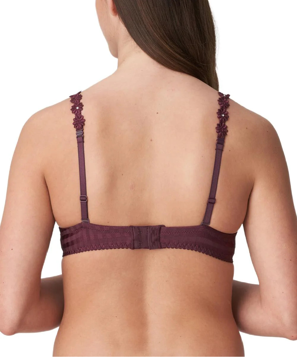 Marie Jo Avero Padded Balconette Bra - Wine - SALE
