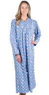 Patricia Cat Print Flannel Nightgown