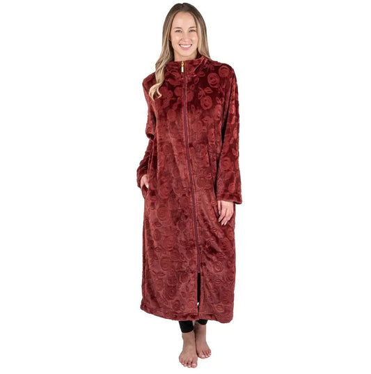 Patricia Lingerie Embossed Zip robe 