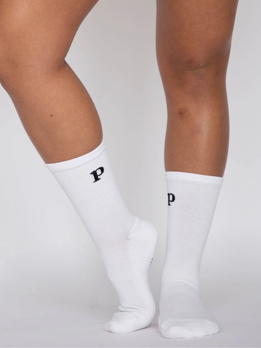 Pear Minimalist Crew Compression Socks