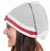 Pook Toque side view in Gray and Red