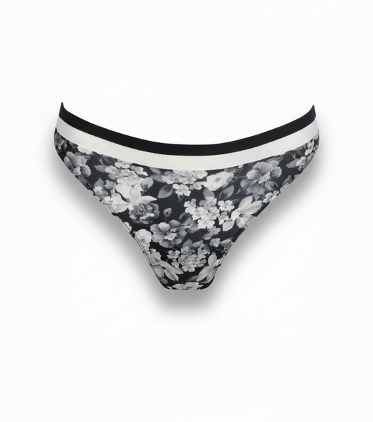 Prima Donna Twist Flower Shadow Thong - SALE