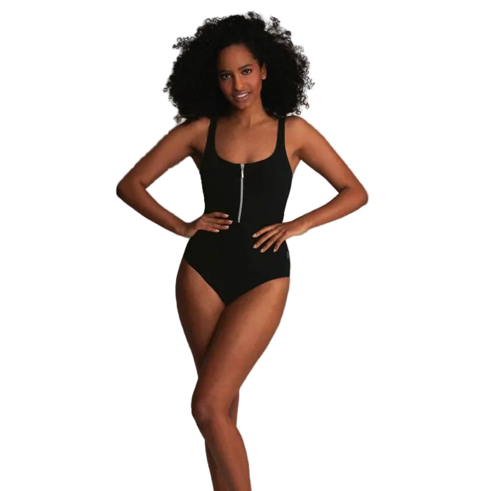 Rosa Faia Elouise Wirefree One Piece Zip Swimsuit