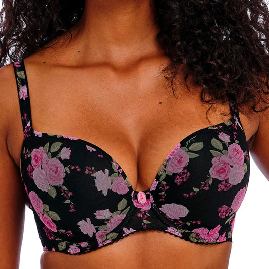 Rose Blossom Plunge Bra