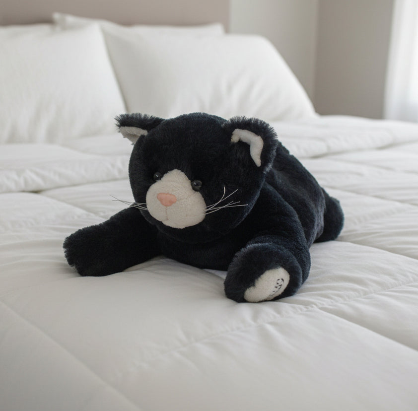 Warm Buddy Black Kitten 15"