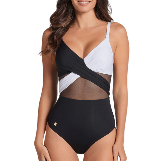 Leonisa Slimming Compression One Piece Swimsuit
