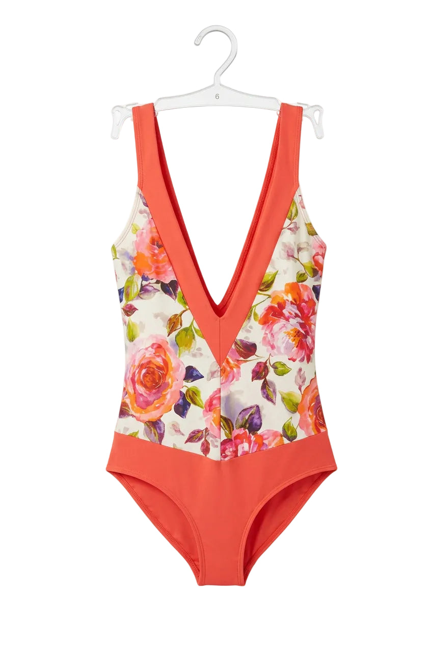 Simone Perele Floraly Wire Free One Piece Swimsuit