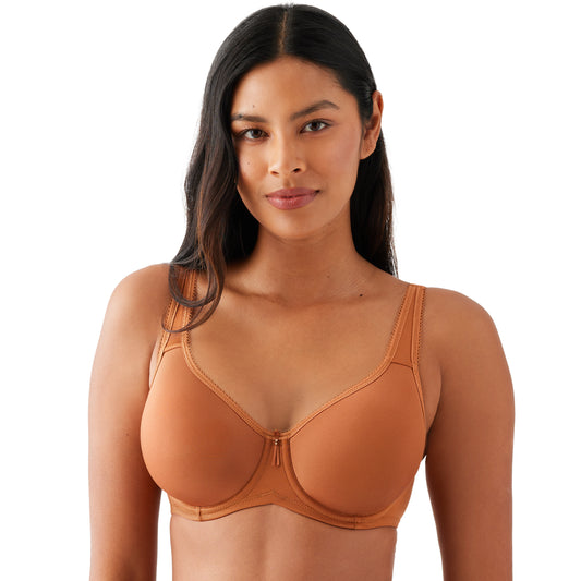 Wacoal Basic Beauty Underwire T-Shirt Bra - Sierra - Fashion